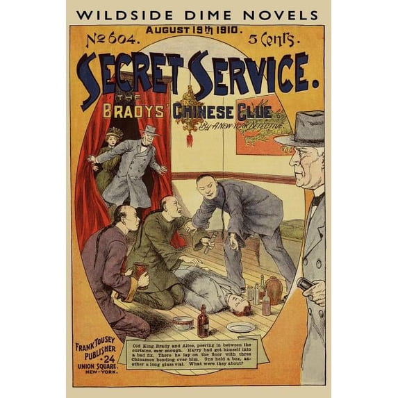 Secret Service #604: The Bradys' Chinese Clue, (Paperback)