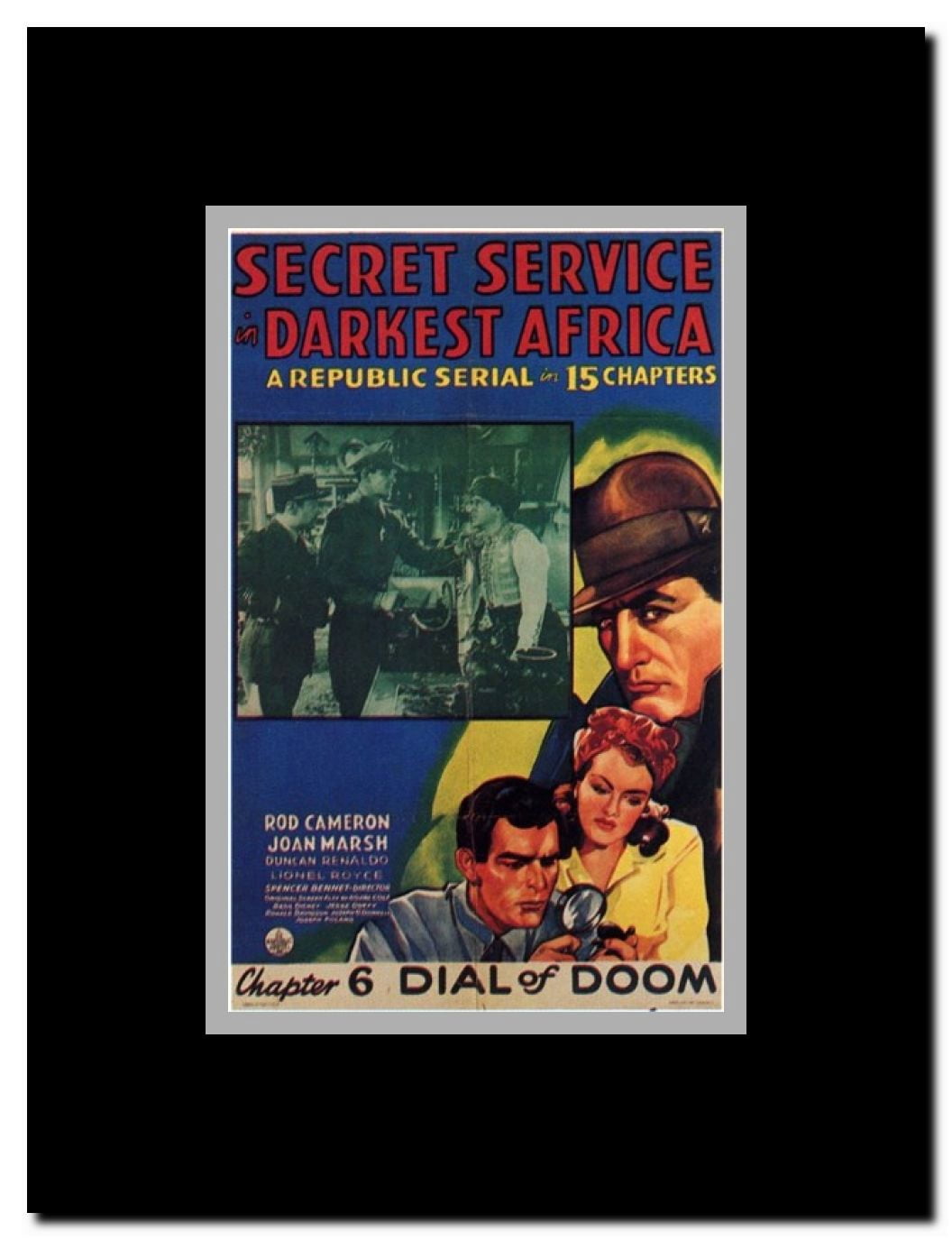 Secret Service in Darkest Africa Framed Movie Poster