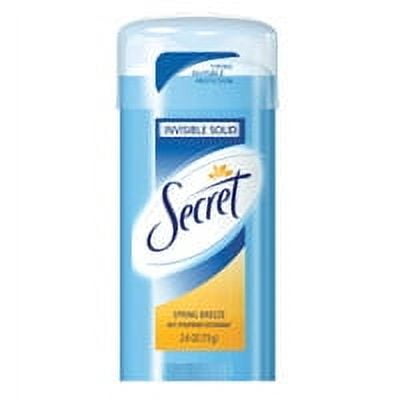 Secret Sheer Dry Solid Antiperspirant And Deodorant, Spring Breeze - 2.6 Oz, 3 Pack