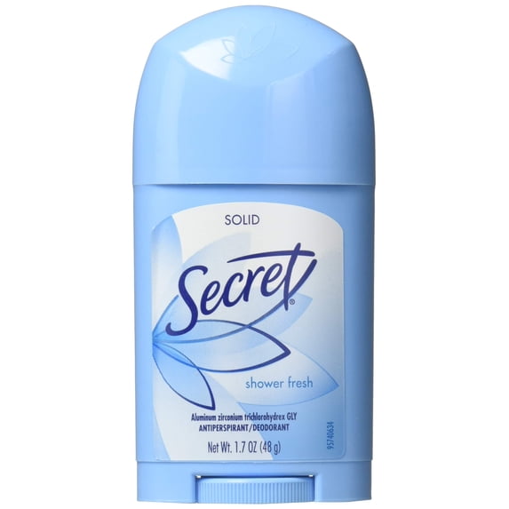 Secret Solid Antiperspirant Deodorant Shower Fresh 1.7 Oz (6-Pack)
