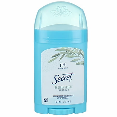 Secret Solid Antiperspirant and Deodorant Shower Fresh 1.7 oz (Pack of 14)