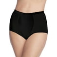 thumbnail image 1 of Secret Solutions Women's Plus Size Brief Power Mesh Firm Control 2-Pack, 1 of 2