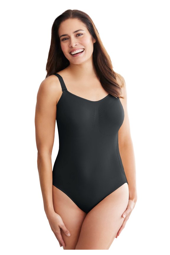 Women's Plus Size Instant Shaper Medium Control Seamless Bodysuit
