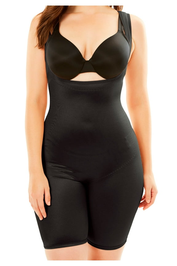 Women's Plus Size Power Shaper Firm Control Wear-Your-Own-Bra Body Shaper