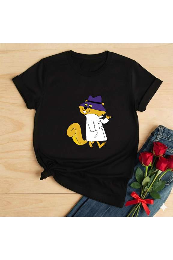 Secret Squirrel Parody Cute Spy Cartoon Creature Design Fan Top Unisex T-Shirt V17699 ,up to size 5XL