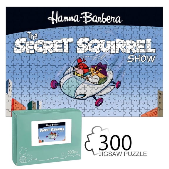 Secret Squirrel-themed Wooden jigsaw Puzzle for home Decoration or gift for fans friend,family.300pc