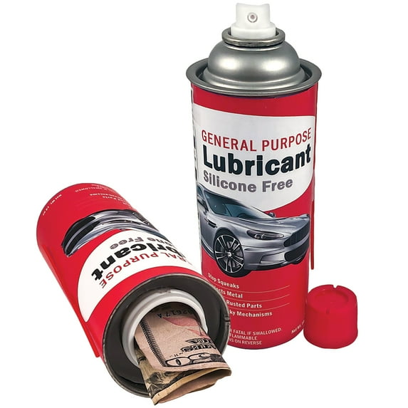 Secret Storage Lubricant Can Style for Storage - Black