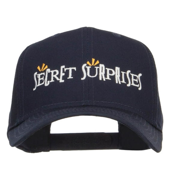 Secret Surprises Embroidered High Profile Cap - Navy OSFM
