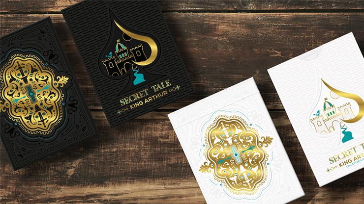 Secret Tale Black Knight Playing Cards by Dutch Card House