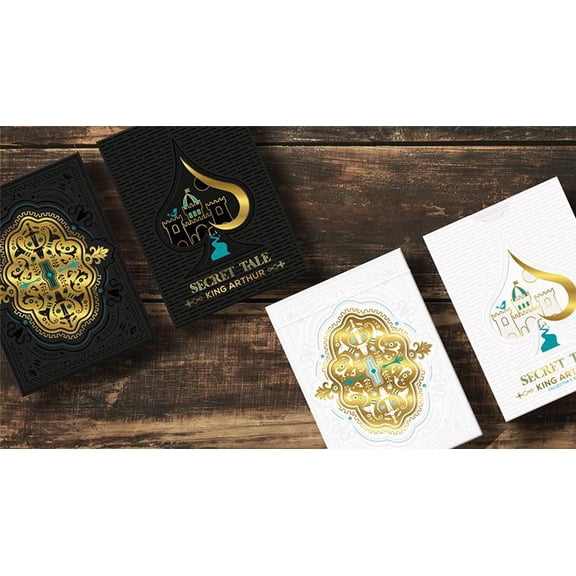 Secret Tale Black Knight Playing Cards by Dutch Card House