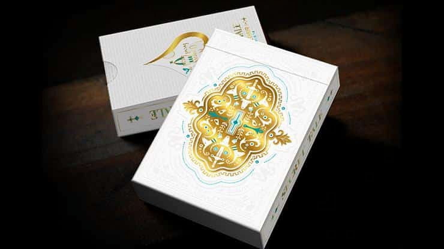 Secret Tale King Arthur White Knight Playing Cards by Dutch Card House