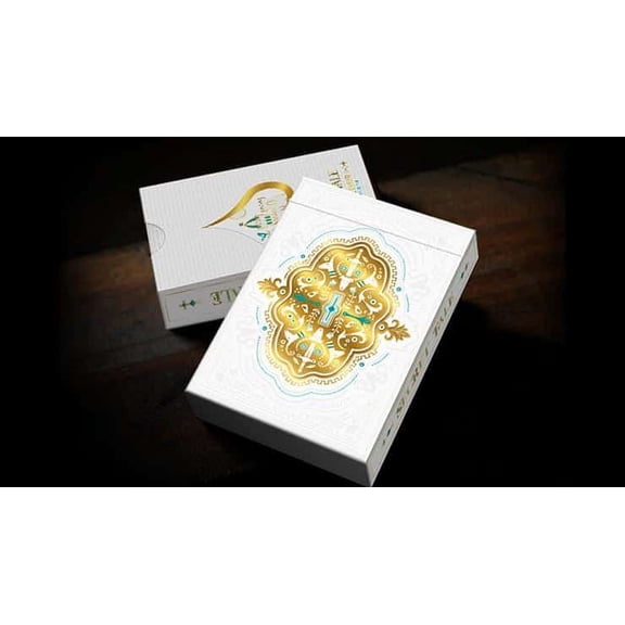 Secret Tale King Arthur White Knight Playing Cards by Dutch Card House