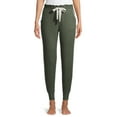 thumbnail image 1 of Secret Treasure Womans and Woman Plus. LOUNGE PANT MIDNIGHT GREEN HEATHER, 1 of 6