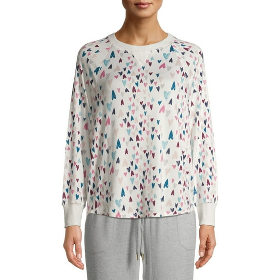 Secret Treasures Essentials Women's Heart Hacci Top