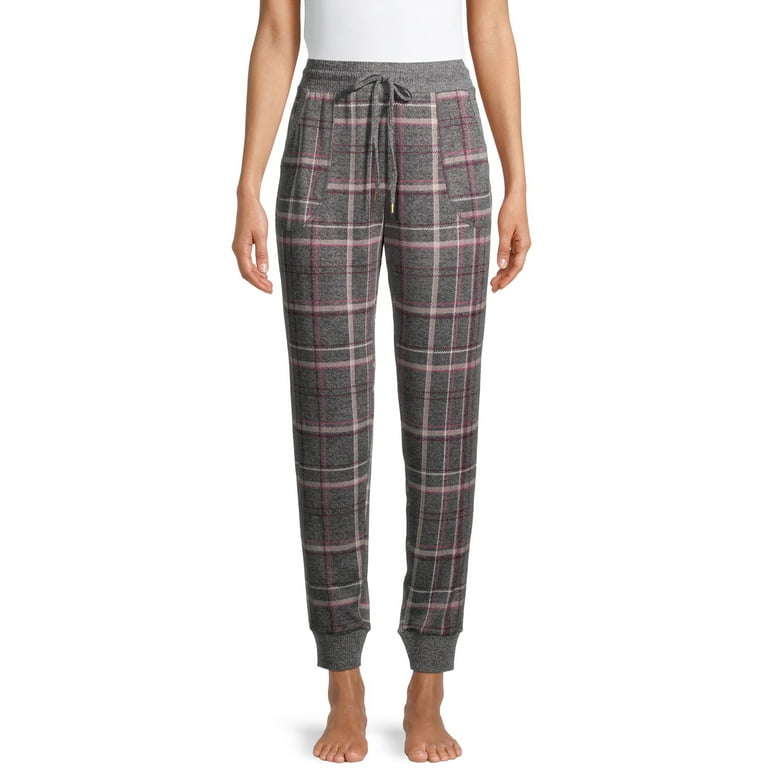 Women's plaid joggers sale