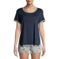 thumbnail image 1 of Secret Treasures Essentials Women's and Women's Plus Crew Neck Sleepwear Top, 1 of 7