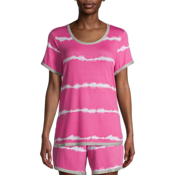 Secret Treasures Essentials Women's and Women's Plus Crew Neck Sleepwear Top