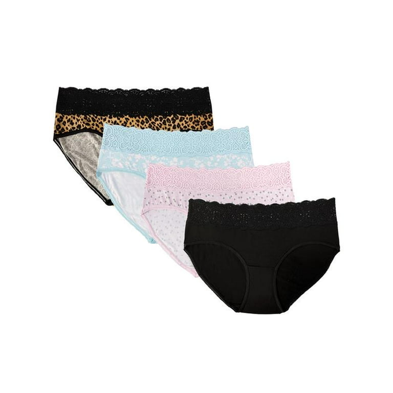 Secret Treasures Lace Everyday Hipster Panty (Women's) 4 Pack 