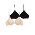 thumbnail image 1 of Secret Treasures Matte Tailored T-Shirt Bra (Women's), 2 Pack, 1 of 3