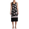 thumbnail image 1 of Secret Treasures Modern Midi Sleepwear Dress (Women's Plus), 1 Pack, 1 of 6