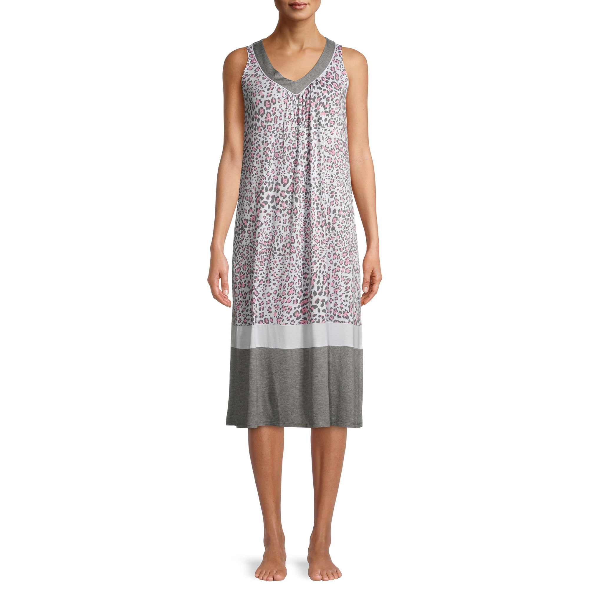 Secret Treasures Modern Midi Sleepwear Dress (Women's or Women's Plus), 1  Pack - Walmart.com