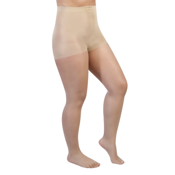 Secret Treasures Shaping Sheer Hosiery, 3-Pack, Ivory, Large