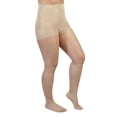 thumbnail image 1 of Secret Treasures Shaping Sheer Hosiery, 3-Pack, Ivory, XXL, 1 of 3