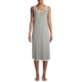 thumbnail image 1 of Secret Treasures Sleeveless Scoop Neck Knit Midi Nightgown (Women's and Women's Plus) 1 Pack, 1 of 6
