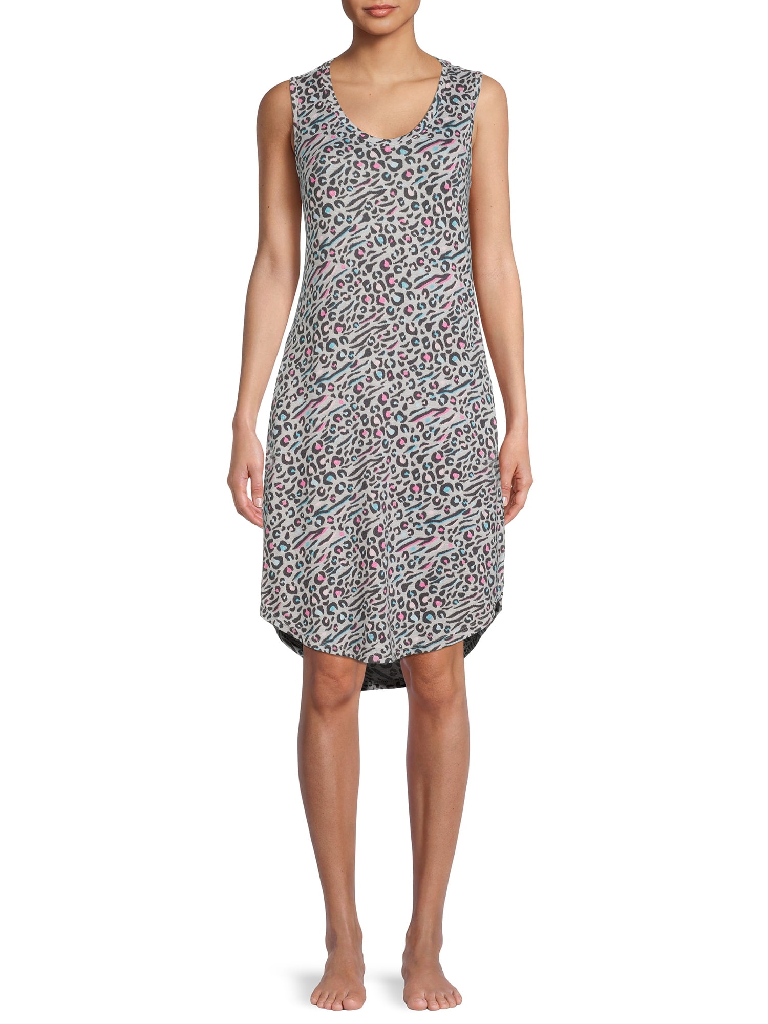 Secret Treasures Sleeveless Scoop Neck Printed Sleepshirt (Women's or ...