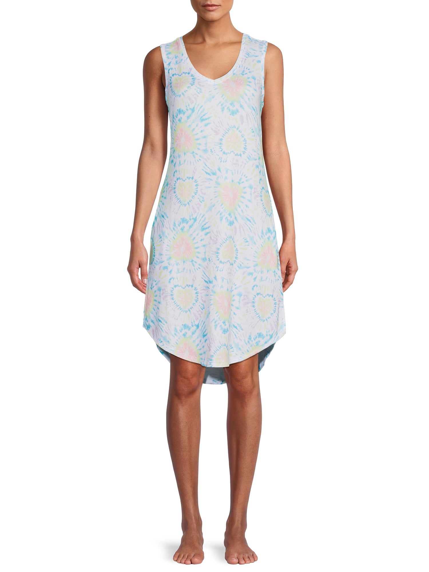 Secret Treasures Sleeveless Scoop Neck Printed Sleepshirt (Women's or ...