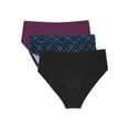 thumbnail image 1 of Secret Treasures Solid Plaid Hipster Stretchy Panty (Women's) 3 Pack, 1 of 10