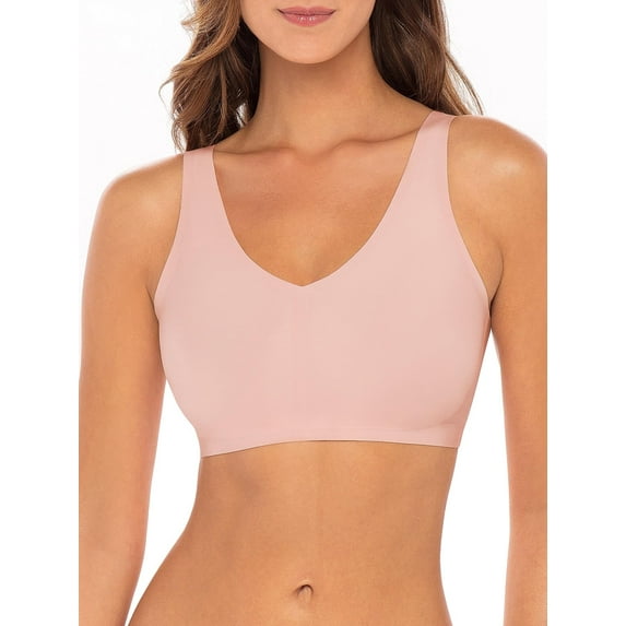 Secret Treasures Wire-Free Bonded V-Neck Bra with Removeable Pads, Sizes S-XXL