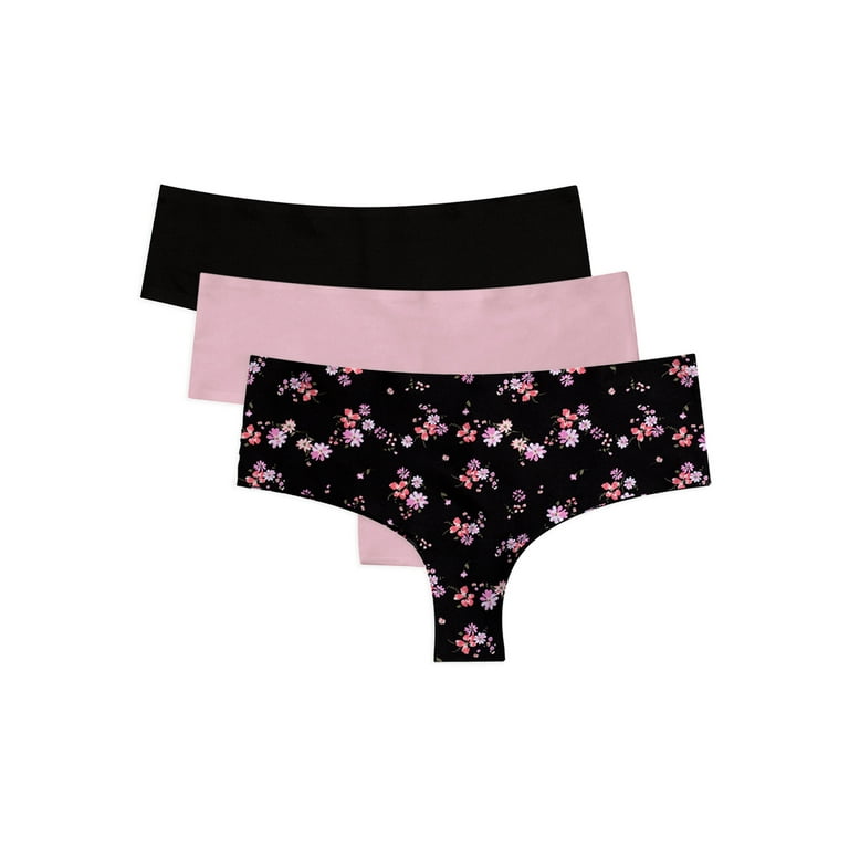Secret Treasures Women's Bonded Cheeky Panties, 3 Pack Size XXXL 10 (LOC  TUB UW6