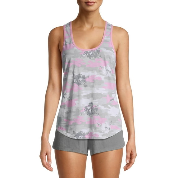 Secret Treasures Women's Camo Sleep Tank Top