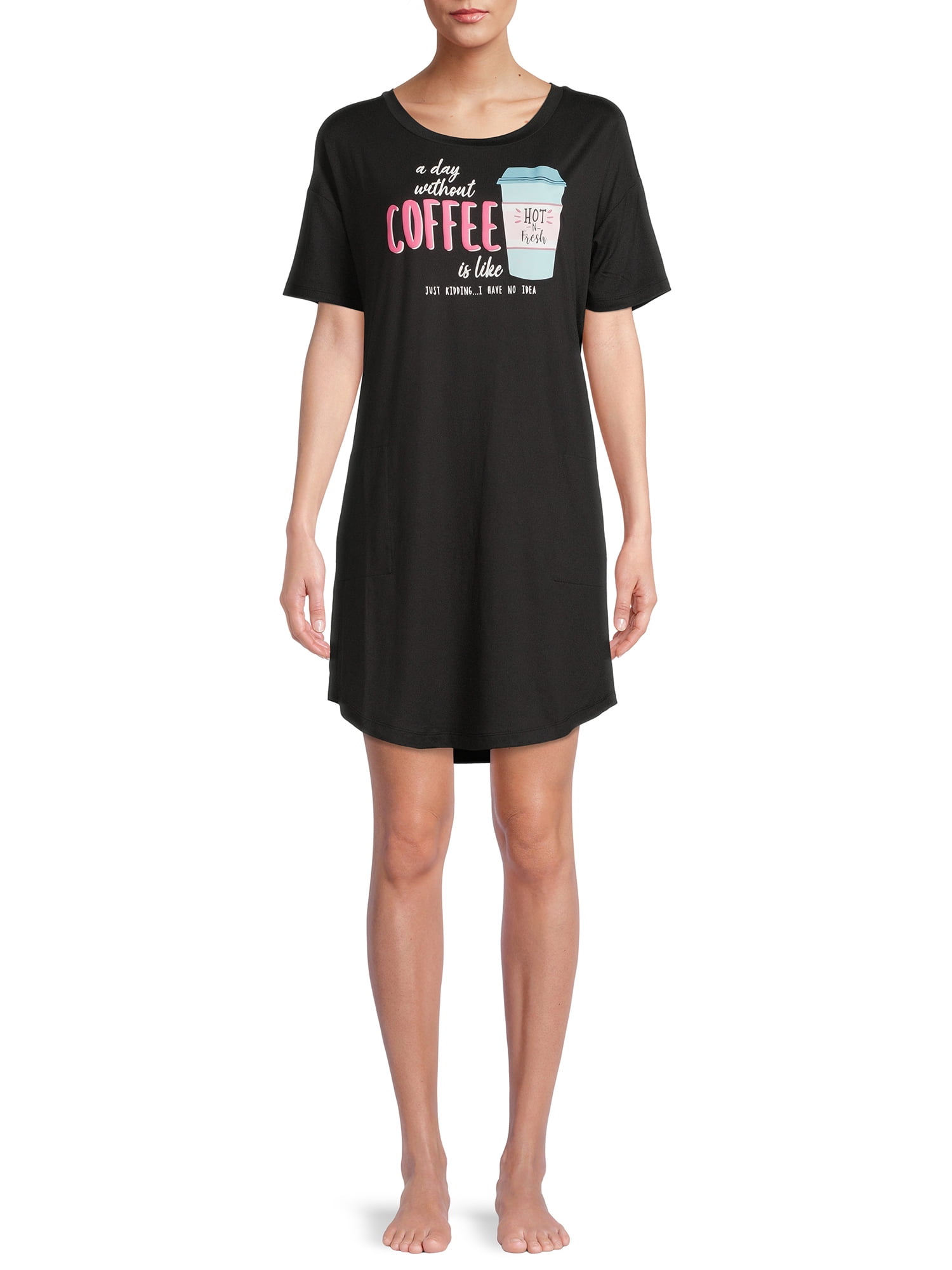 Secret Treasures Women's Coffee Sleep Shirt