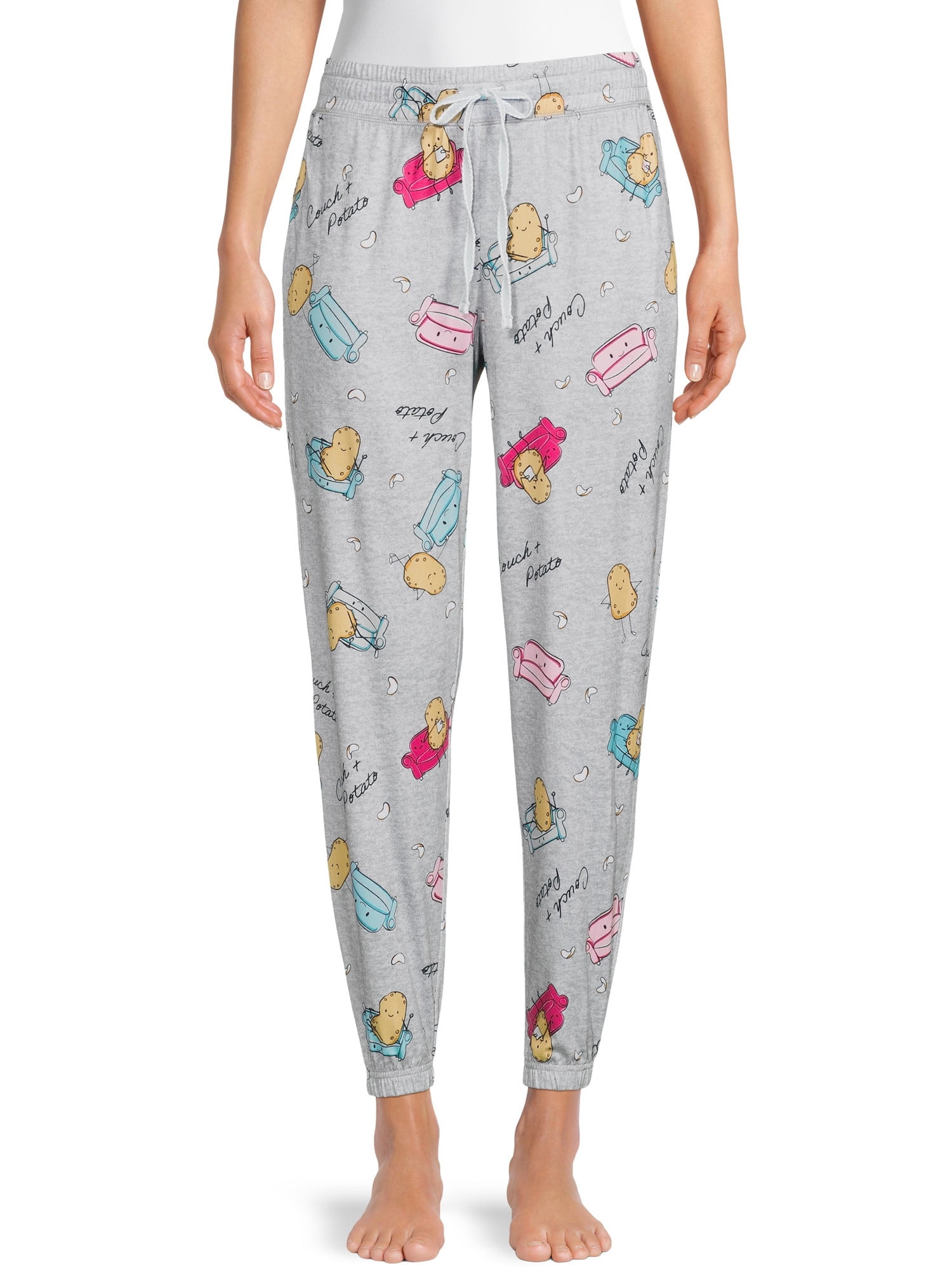 Secret Treasures Women s Couch Potato Sleep Joggers Walmart