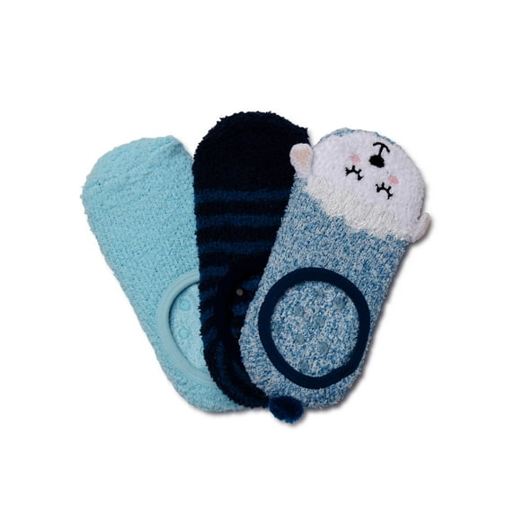 Secret Treasures Women's Cozy Sock Liners, 3-Pack