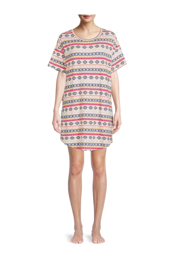 Women's Fairisle Sleep Shirt