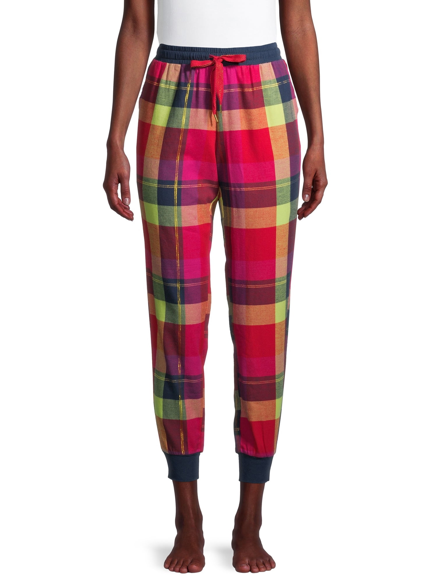 Secret Treasures Women s Flannel Joggers Walmart
