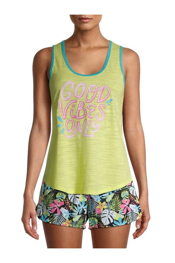 Women's Good Vibes Sleep Tank Top