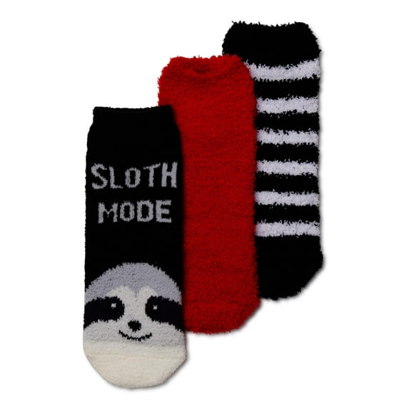 Secret Treasures Women's Low Cut Cozy Socks, 3 Pair