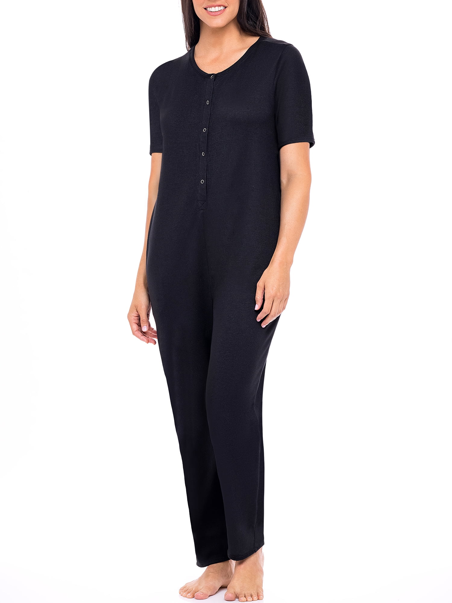 Secret Treasures Women's Maternity Henley Nursing Romper