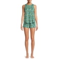 thumbnail image 1 of Secret Treasures Women's Muscle Tank Top and Shorts Pajama Set, 2-Piece, 1 of 5