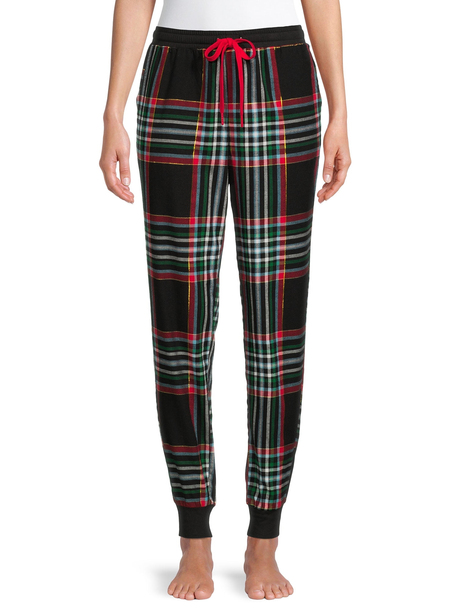 Secret Treasures Women's Plaid Flannel Joggers