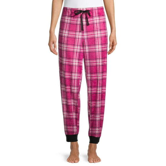 Secret Treasures Women's Plaid Sleep Jogger Pants