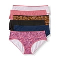 thumbnail image 1 of Secret Treasures Women's Plus Cotton Fashion Hipster Panties, 6 Pack, 1 of 2