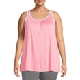 thumbnail image 1 of Secret Treasures Women's Plus Size Shirred Sleep Tank Top, 1 of 5