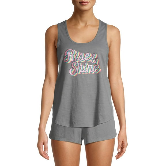 Secret Treasures Women's Rise & Shine Sleep Tank Top