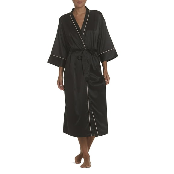 Secret Treasures Women's Satin Midi Robe