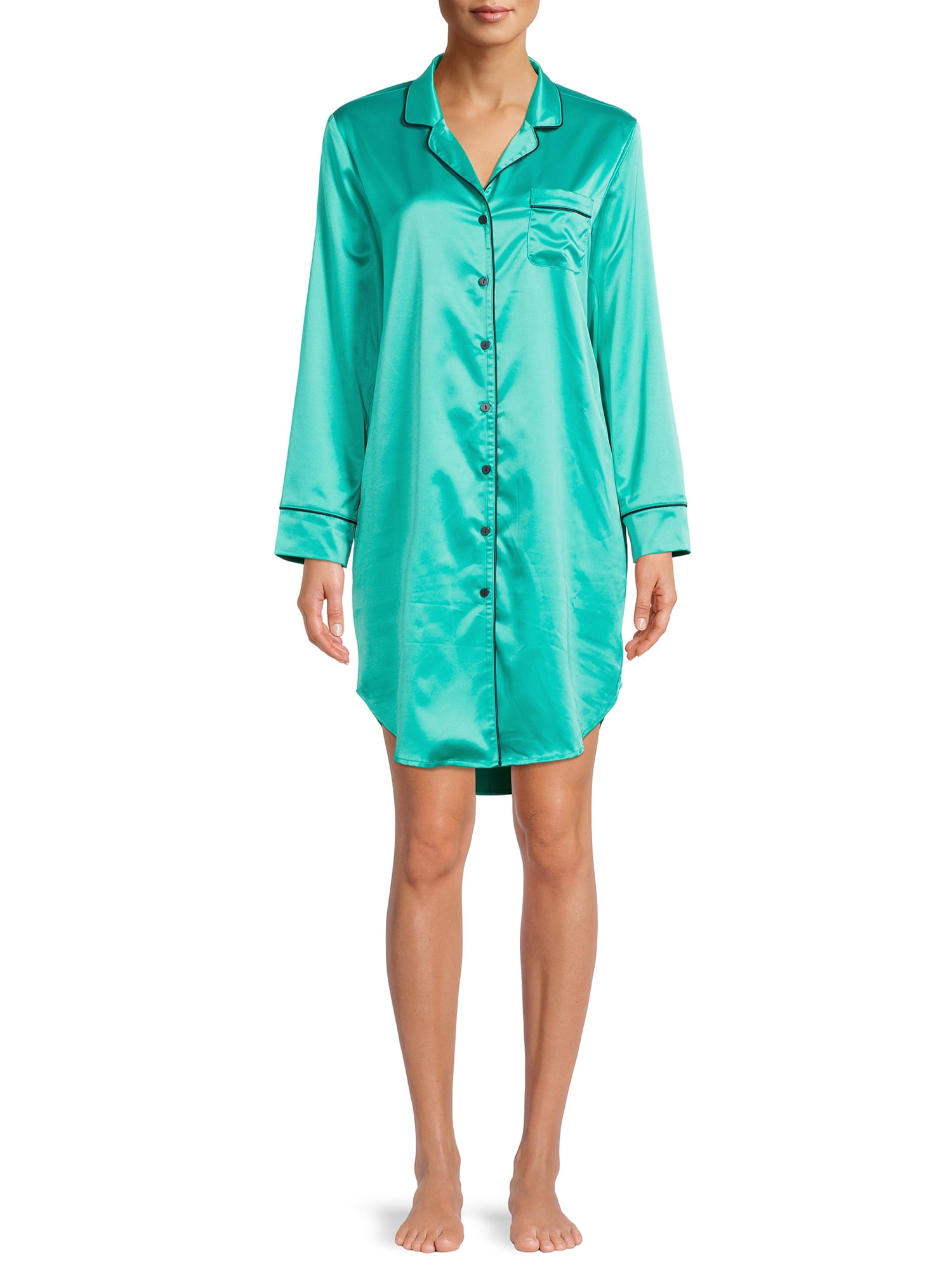 Secret Treasures Women's Satin Sleep Shirt